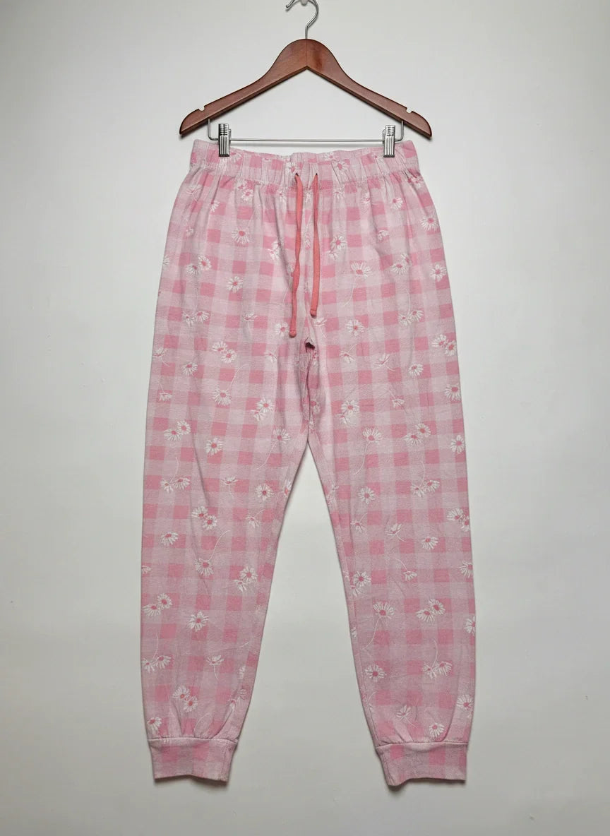 Premium Condition Womens Summer Trousers | Preloved F&F | Pink Polyester | Thrift Shop for Womens Islamabad Pakistan | OTS