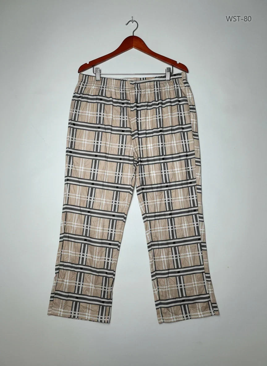 Preloved Premium Womens Summer Trousers by Cut Label, Beige Polyester for Womens - OTS Thrift Shop Islamabad Pakistan