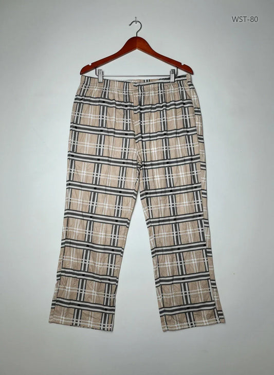 Preloved Premium Womens Summer Trousers by Cut Label, Beige Polyester for Womens - OTS Thrift Shop Islamabad Pakistan