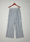 Secondhand Branded Womens Summer Trousers by Cut Label, WHITE MULTI Viscose fabric, Premium condition, for Womens - Online Thrift Shop Lahore Pakistan