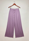 Womens Summer Trousers | Cut Label | Preloved Branded | WINE RED Polyester | Excellent | OTS Thrift Store Islamabad Pakistan