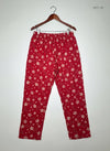 Premium Condition Womens Summer Trousers | Preloved Bonmarché | RED Cotton | Thrift Shop for Womens Islamabad Pakistan | OTS
