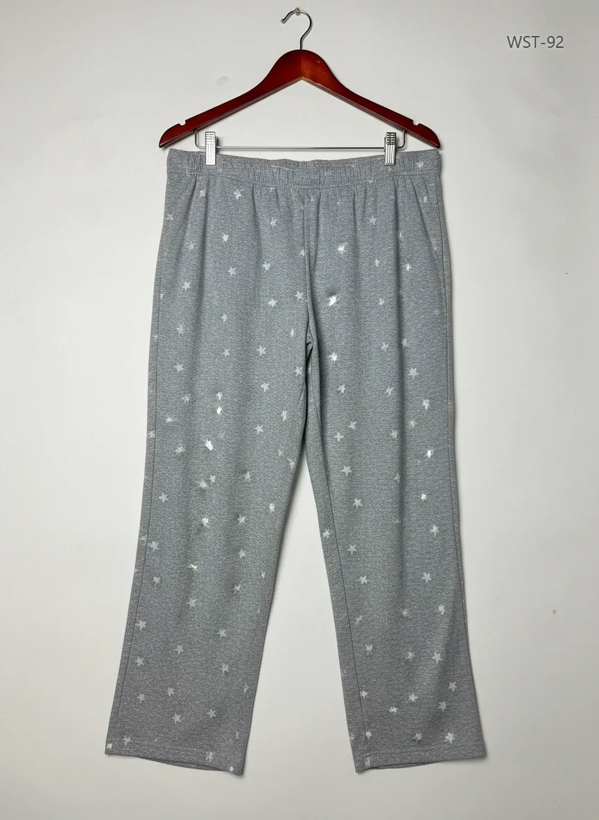 Shop Premium Womens Summer Trousers by Marks & Spencer | Preloved Branded Clothes | Gray Polyester | Womens | OTS Thrift Store Karachi Pakistan