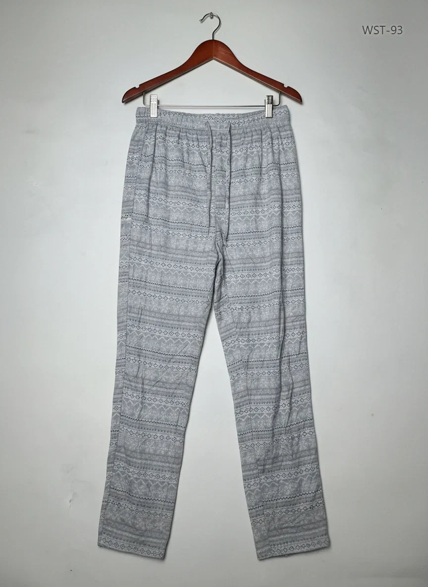 Preloved Premium Womens Summer Trousers by Primark, LIGHT GRAY Polyester for Womens - OTS Thrift Shop Islamabad Pakistan