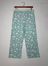 Secondhand Branded Womens Summer Trousers by DUNNES STORE, TEAL Cotton fabric, Premium condition, for Womens - Online Thrift Shop Karachi Pakistan
