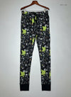 Preloved Premium Womens Summer Trousers by Disney, BLACK MULTI Cotton for Womens - OTS Thrift Shop Karachi Pakistan
