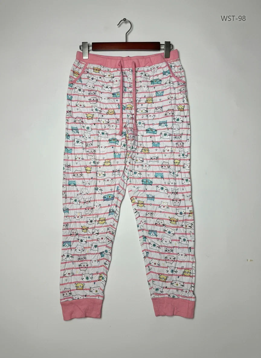 Secondhand Branded Womens Summer Trousers by F&F, MULTI Polyester fabric, Excellent condition, for Womens - Online Thrift Shop Lahore Pakistan