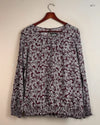 Secondhand Branded Womens Summer Tops by Vero Moda, Maroon Cotton fabric, Premium condition, for Women - Online Thrift Shop Islamabad Pakistan