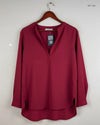 Shop Premium Womens Summer Tops by Gallery | Preloved Branded Clothes | Maroon Viscose | Women | OTS Thrift Store Karachi Pakistan