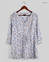 Secondhand Branded Womens Summer Tops by F&F, White Cotton fabric, Premium condition, for Women - Online Thrift Shop Karachi Pakistan