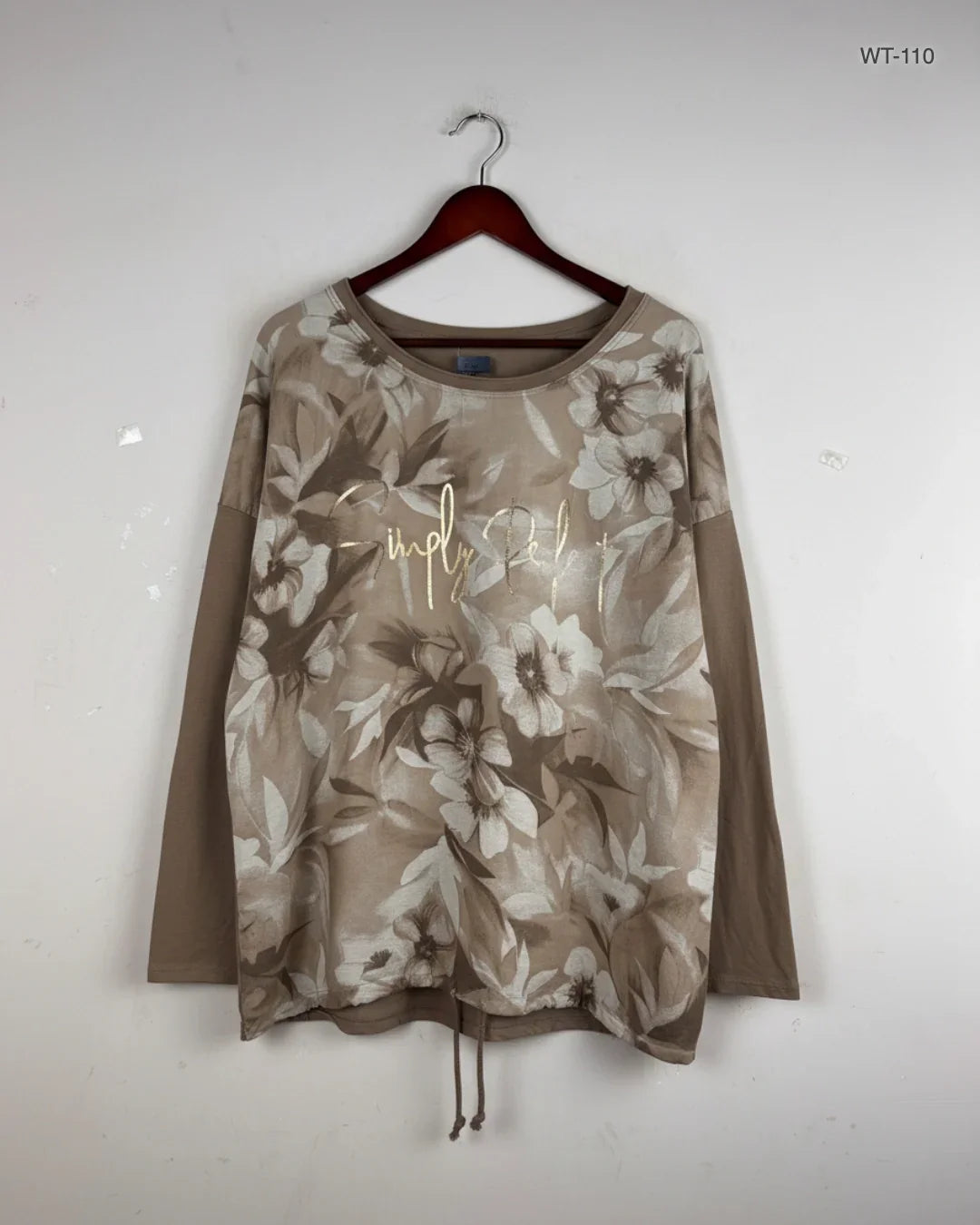 Preloved Premium Womens Summer Tops by Cutt lable, Brown Cotton for Women - OTS Thrift Shop Lahore Pakistan