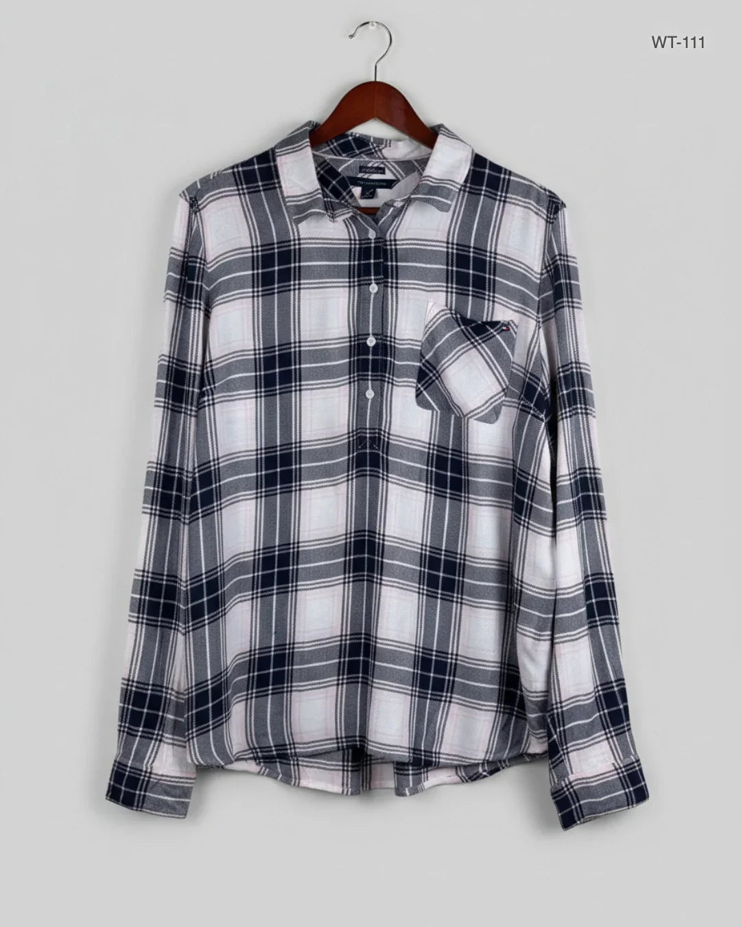 UK Imported secondhand Womens Summer Tops - Tommy Hilfiger brand, black & pink Viscose, Premium condition, for Women - Online Thrift Store Karachi Pakistan