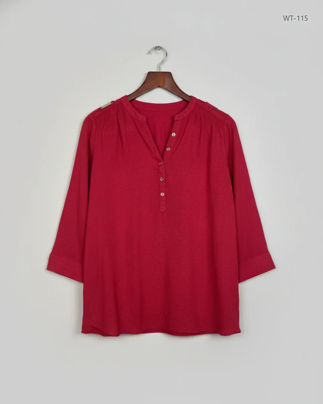Premium Condition Womens Summer Tops | Preloved Atmosphere | Red Viscose | Thrift Shop for Women Lahore Pakistan | OTS