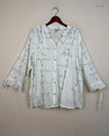 Secondhand Branded Womens Summer Tops by Soon, OffWhite Cotton fabric, Premium condition, for Women - Online Thrift Shop Lahore Pakistan