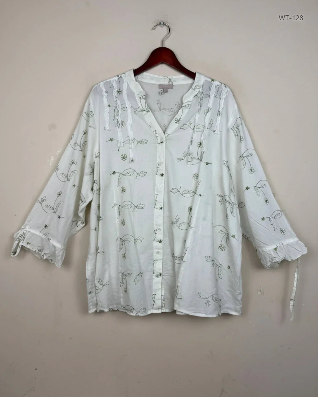 Secondhand Branded Womens Summer Tops by Soon, OffWhite Cotton fabric, Premium condition, for Women - Online Thrift Shop Lahore Pakistan