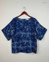 Secondhand Branded Womens Summer Tops by Unknown, BLUE MULTI Polyester fabric, Premium condition, for Women - Online Thrift Shop Karachi Pakistan