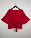 Secondhand Branded Womens Summer Tops by Primark, CARROT RED Polyester fabric, Premium condition, for Women - Online Thrift Shop Islamabad Pakistan