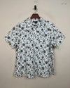 UK Imported secondhand Womens Summer Tops - Marks & Spencer brand, White MULTI Cotton, Premium condition, for Women - Online Thrift Store Peshawar Pakistan
