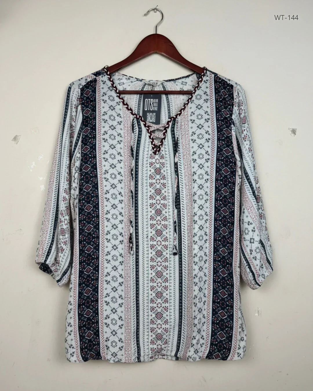 Preloved Premium Womens Summer Tops by M & CO, Multi Viscose for Women - OTS Thrift Shop Lahore Pakistan
