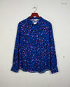 Shop Premium Womens Summer Tops by Love & Roses | Preloved Branded Clothes | Blue Viscose | Women | OTS Thrift Store Karachi Pakistan