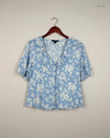 Womens Summer Tops | New Look | Preloved Branded | SkyBlue Polyester | Premium | OTS Thrift Store Peshawar Pakistan