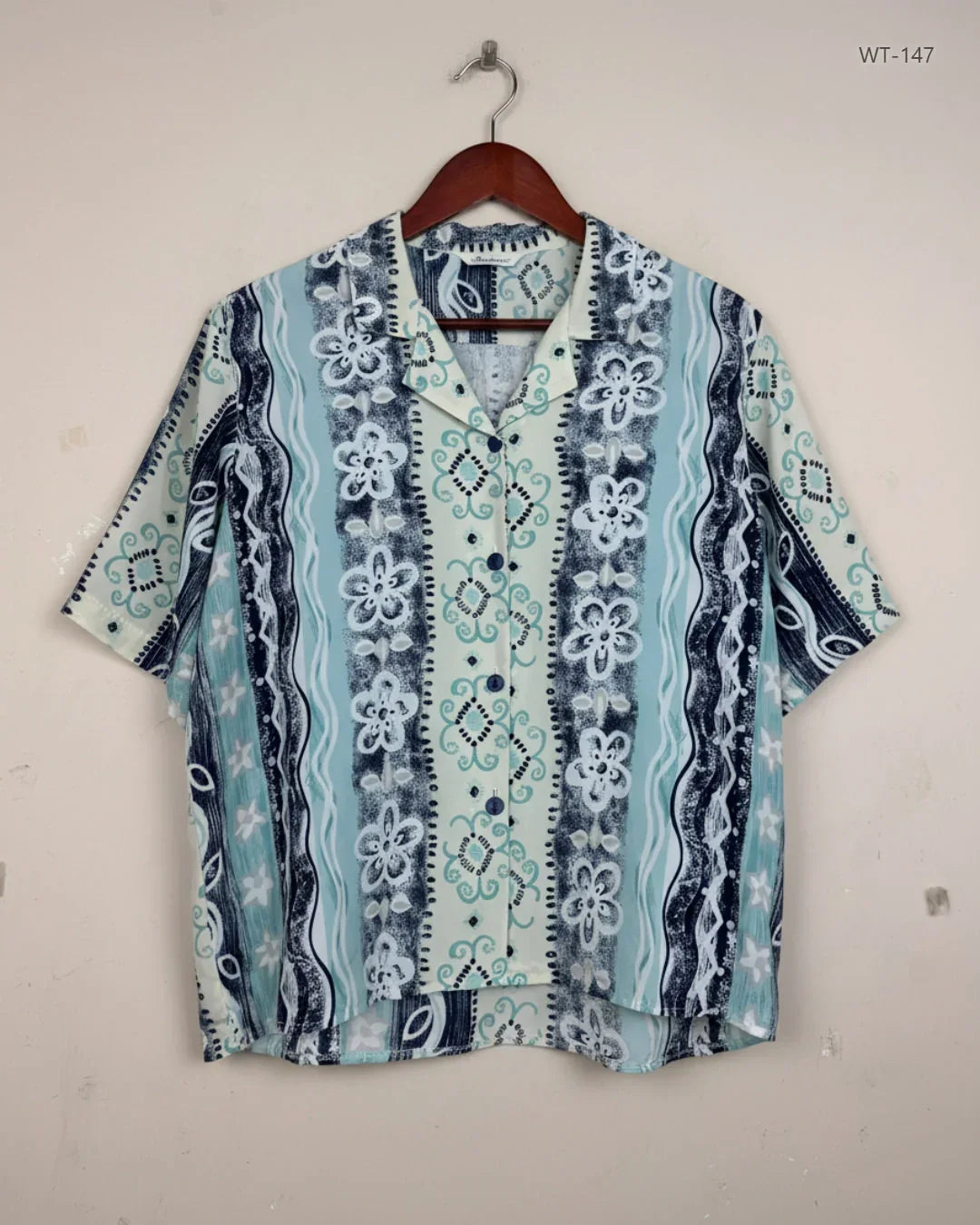 Secondhand Branded Womens Summer Tops by Berkertex, SkyBlue Polyester fabric, Premium condition, for Women - Online Thrift Shop Islamabad Pakistan