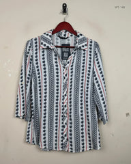 Premium Condition Womens Summer Tops | Preloved Miladys | White Cotton | Thrift Shop for Women Islamabad Pakistan | OTS