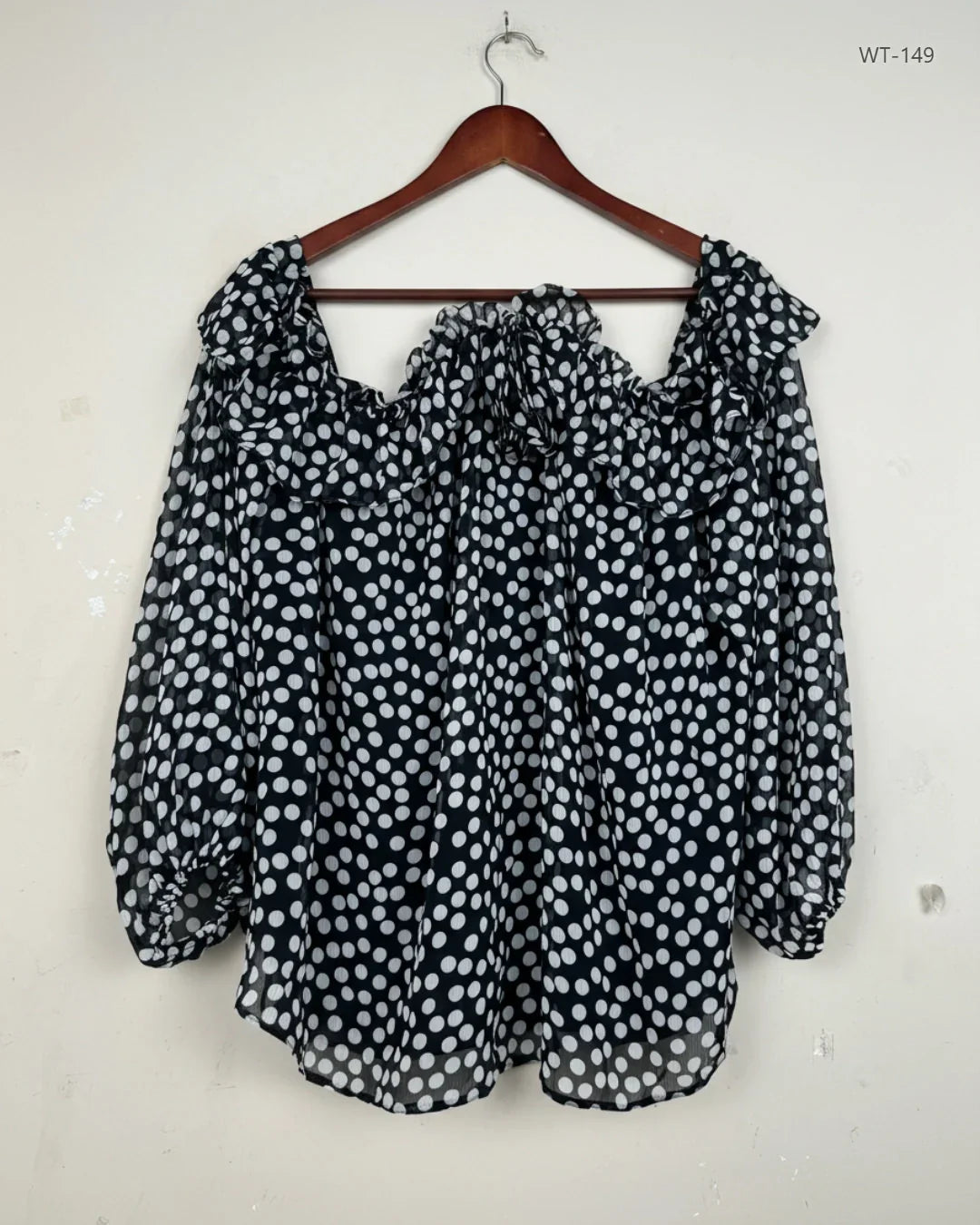 Shop Premium Womens Summer Tops by River Island | Preloved Branded Clothes | Black & White Polyester | Women | OTS Thrift Store Islamabad Pakistan