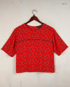 Premium Condition Womens Summer Tops | Preloved Zara | OrangeRed Viscose | Thrift Shop for Women Islamabad Pakistan | OTS