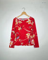 UK Imported secondhand Womens Summer Tops - Marks & Spencer brand, Red Viscose, Premium condition, for Women - Online Thrift Store Peshawar Pakistan