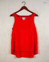 Premium Condition Womens Summer Tops | Preloved Atmosphere | Orange Polyester | Thrift Shop for Women Lahore Pakistan | OTS