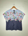 Premium Condition Womens Summer Tops | Preloved DUNNES | Blue Polyester | Thrift Shop for Women Karachi Pakistan | OTS