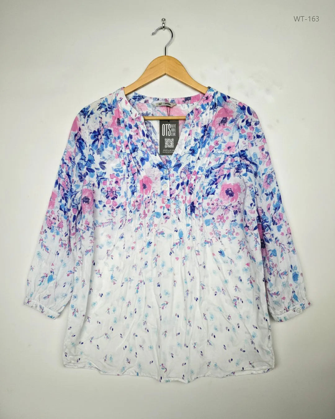 Womens Summer Tops | M&Co | Preloved Branded | White Cotton | Premium | OTS Thrift Store Karachi Pakistan