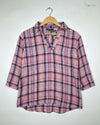 UK Imported secondhand Womens Summer Tops - Bonmarché brand, Maroon Viscose, Premium condition, for Women - Online Thrift Store Peshawar Pakistan