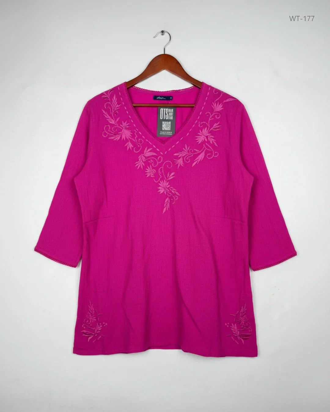 Womens Summer Tops | DASH | Preloved Branded | Pink Cotton | Premium | OTS Thrift Store Islamabad Pakistan