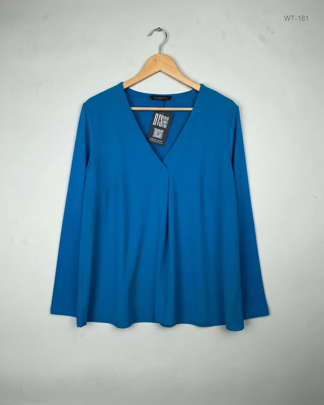 UK Imported secondhand Womens Summer Tops - DUNNIES STORE brand, BLUE Polyester, Premium condition, for Women - Online Thrift Store Lahore Pakistan