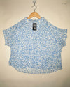 Womens Summer Tops | ET-VOUS | Preloved Branded | SKY BLUE Polyester | Premium | OTS Thrift Store Islamabad Pakistan