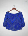 UK Imported secondhand Womens Summer Tops - F&F brand, BLUE Polyester, Premium condition, for Women - Online Thrift Store Lahore Pakistan