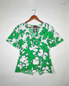 Secondhand Branded Womens Summer Tops by ROMAN, WHITE & GREEN Polyester fabric, Premium condition, for Women - Online Thrift Shop Karachi Pakistan