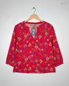 UK Imported secondhand Womens Summer Tops - Maine brand, PINK Cotton, Premium condition, for Women - Online Thrift Store Peshawar Pakistan