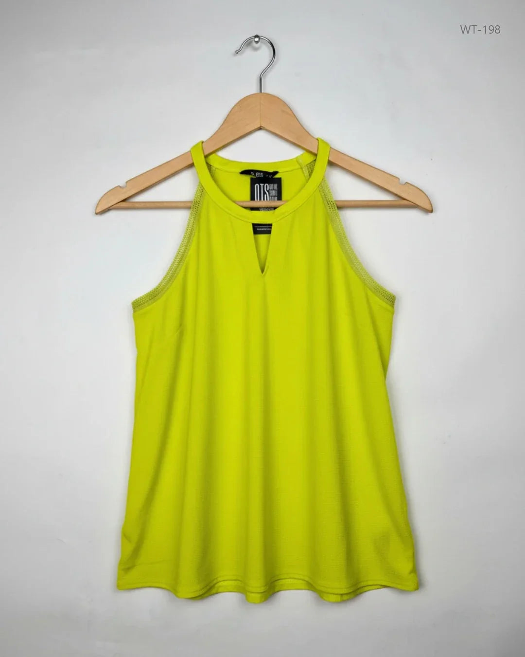Preloved Premium Womens Summer Tops by F&F, YellowGreen Polyester for Women - OTS Thrift Shop Lahore Pakistan