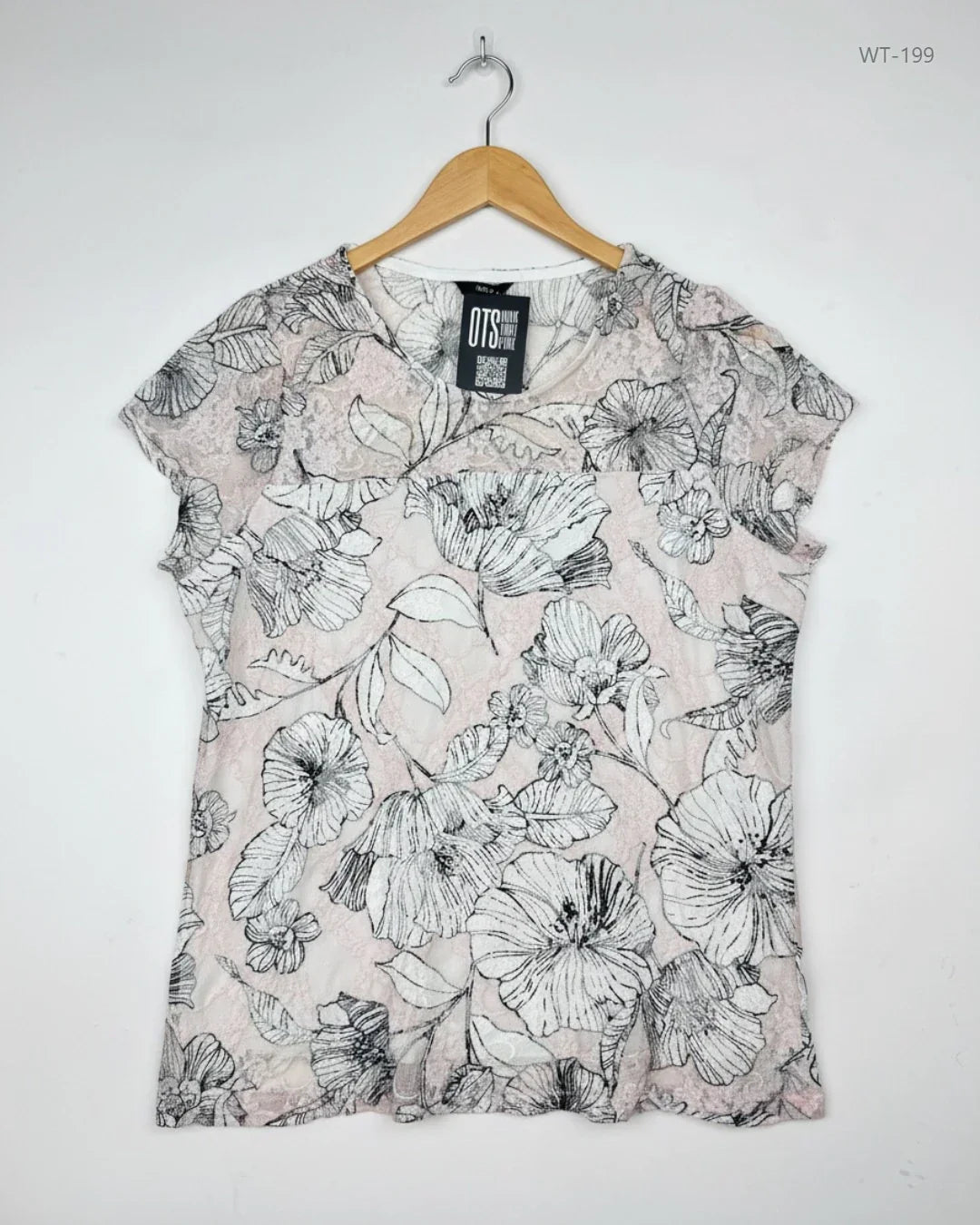 Preloved Premium Womens Summer Tops by M&Co, Teapink Polyester for Women - OTS Thrift Shop Islamabad Pakistan