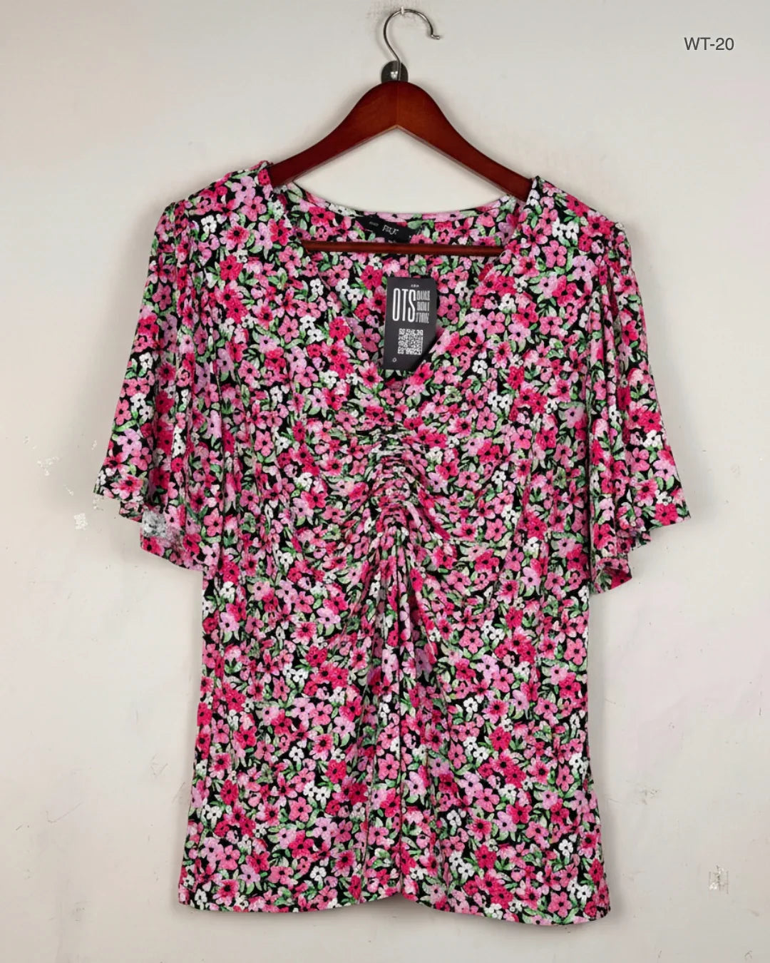 Premium Condition Womens Summer Tops | Preloved F&F | Pink Polyester | Thrift Shop for Women Islamabad Pakistan | OTS