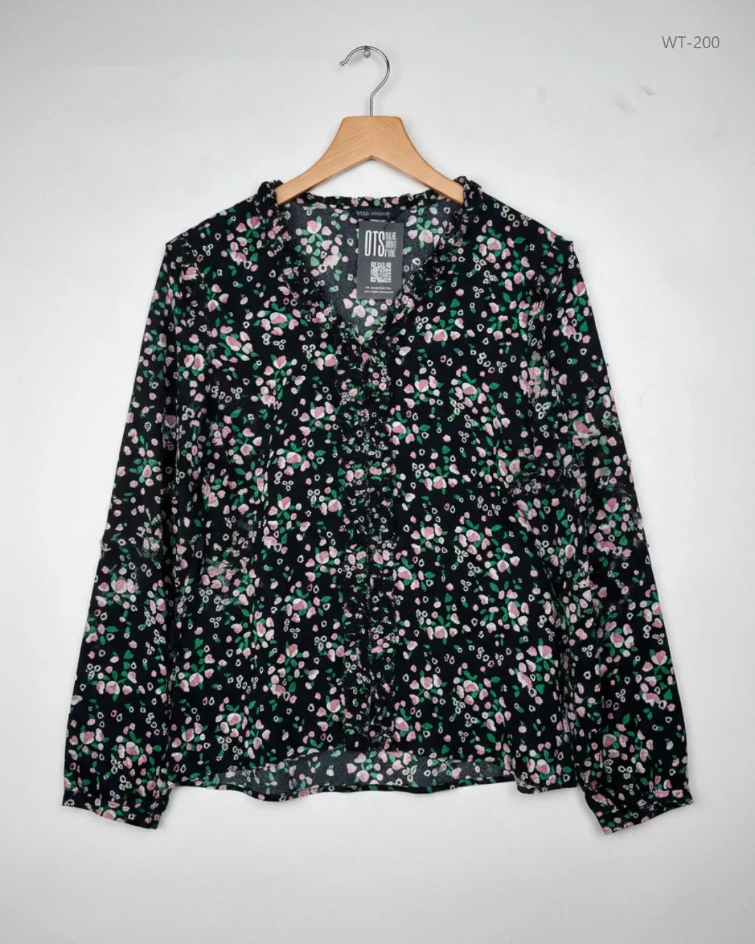 Shop Premium Womens Summer Tops by Marks & Spencer | Preloved Branded Clothes | Black Polyester | Women | OTS Thrift Store Islamabad Pakistan