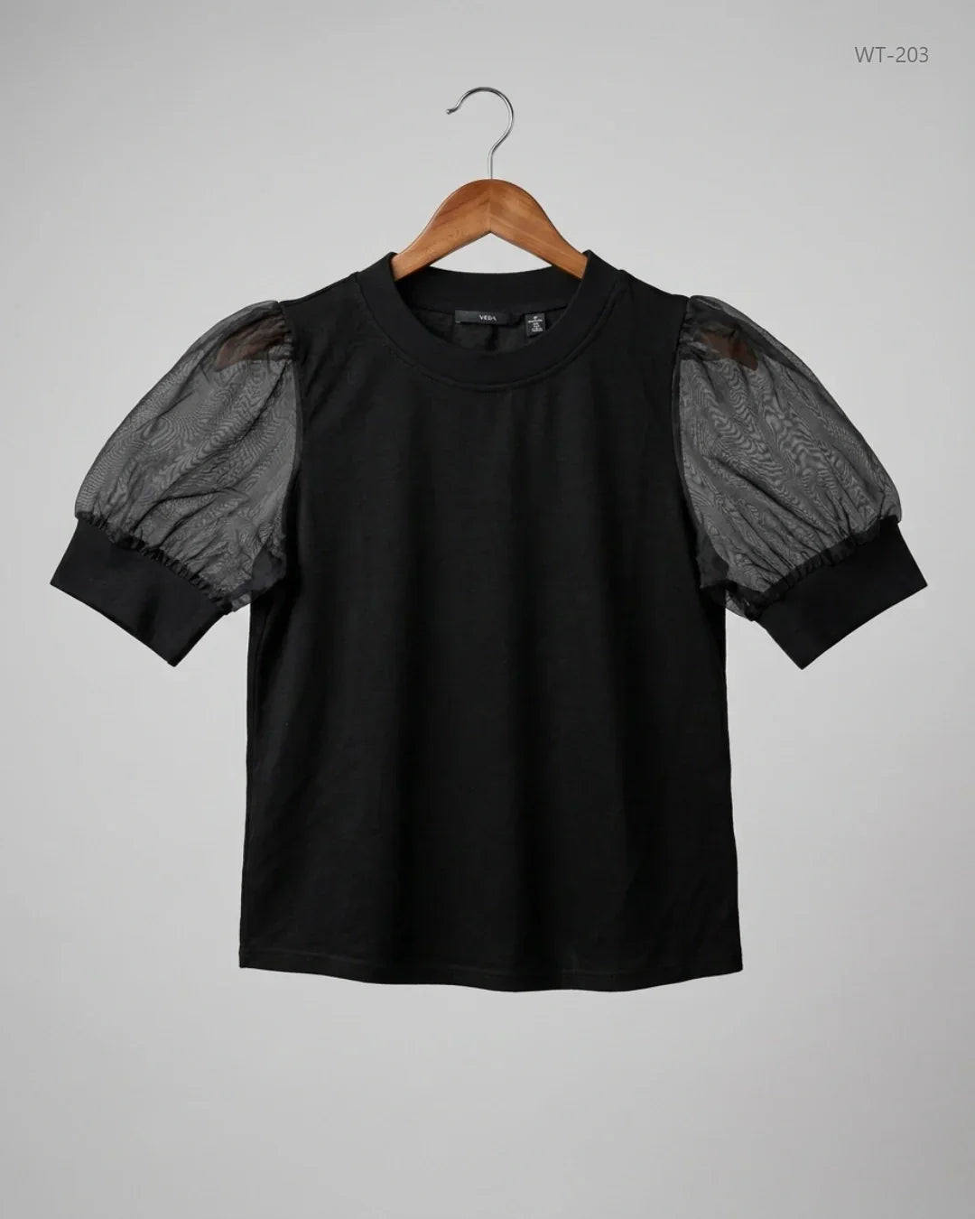 Preloved Premium Womens Summer Tops by VERO MODA, Black Polyester for Women - OTS Thrift Shop Karachi Pakistan