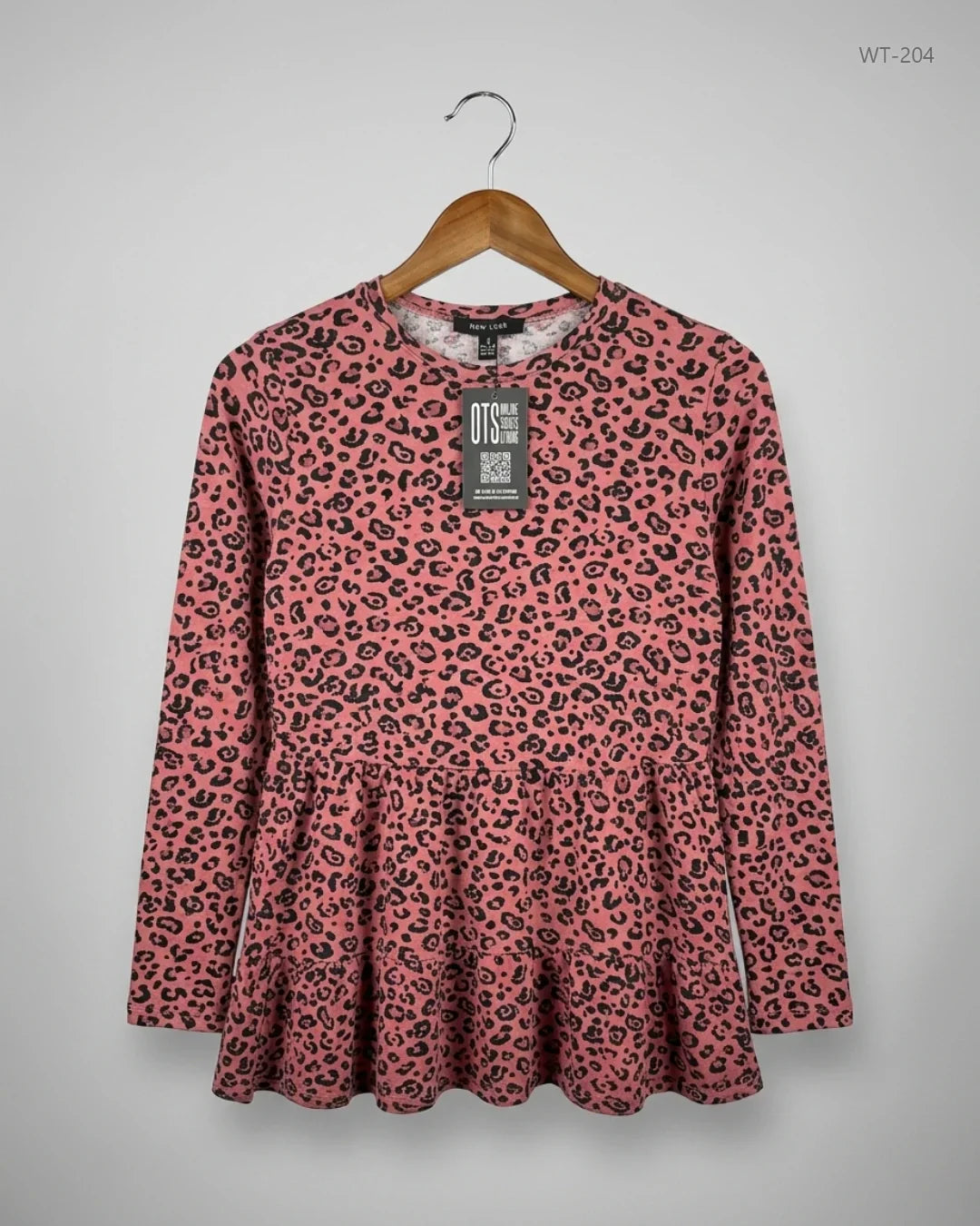 Preloved Premium Womens Summer Tops by New Look, Pink Polyester for Women - OTS Thrift Shop Karachi Pakistan