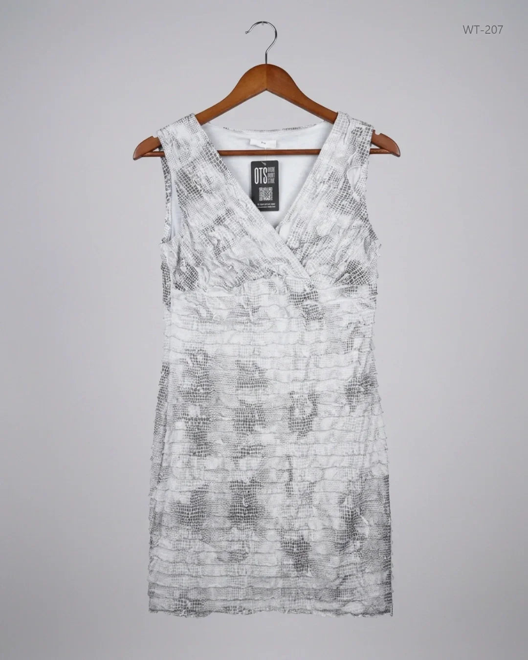 Premium Condition Womens Summer Tops | Preloved TIA | White Polyester | Thrift Shop for Women Karachi Pakistan | OTS
