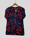 Shop Premium Womens Summer Tops by Debenhams | Preloved Branded Clothes | Blue Polyester | Women | OTS Thrift Store Karachi Pakistan