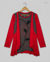 Premium Condition Womens Summer Tops | Preloved CUT LABEL | Red Polyester | Thrift Shop for Women Islamabad Pakistan | OTS