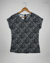 Secondhand Branded Womens Summer Tops by Peacocks, Black Polyester fabric, Premium condition, for Women - Online Thrift Shop Islamabad Pakistan